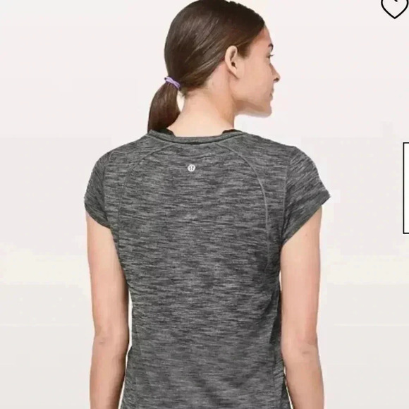 Lululemon Grey Another Mile Short Sleeve Shirt - Picture 3 of 8
